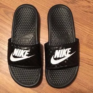 Nike slide on sandals